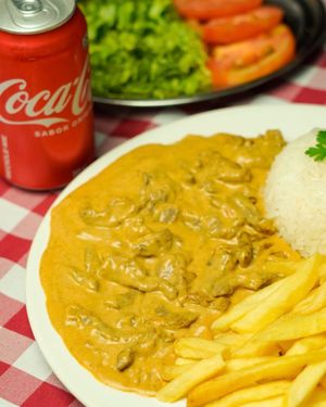 Prato de Strogonoff de Carne  da promo