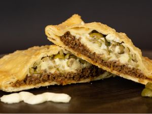 03 - Pastel carne, azeitona e Catupiry