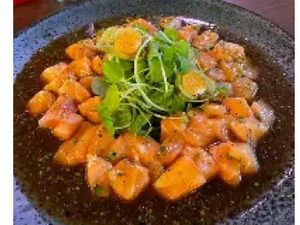 Salmão ao molho de ostras