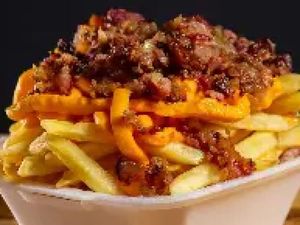 Batata com Cheddar e Bacon Grande