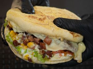 Xis de Bacon com Carne
