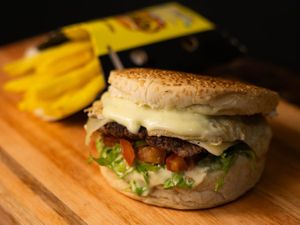 Hambúrguer de Bacon com Carne
