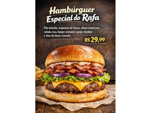 Hambúrguer Especial do Rafa