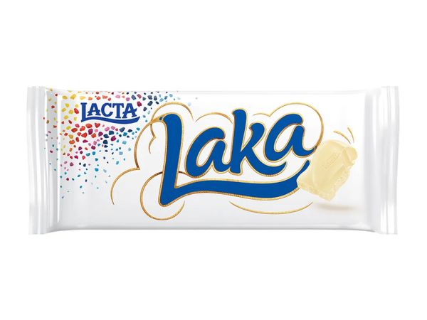 Barra Chocolate Branco Laka 80g