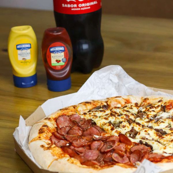 Pizza 35cm Salgada 2 sabores