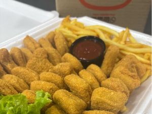 Porção de nuggets