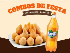 200 SALGADOS + 1 Fanta 2 L