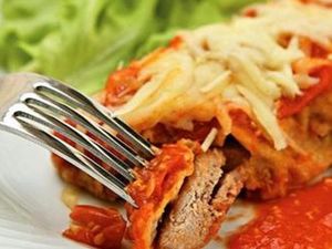 Filé de frango á parmegiana 2 Pessoas