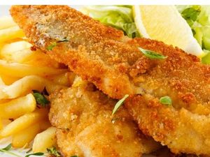 Filé de tilápia á milanesa 2 Pessoas