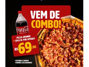 PIZZA GRANDE +  REFRI  2 LITROS **PROMO**