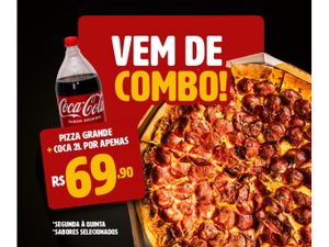 PIZZA GRANDE +  REFRI  2 LITROS **PROMO**