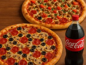 Combo 2 pizzas G + Refri 2L