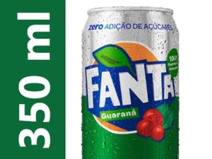 Fanta Guaraná Zero Lata 350ml