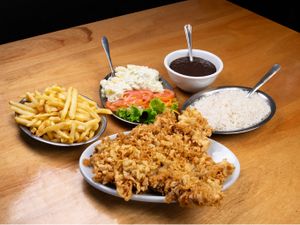 Refeição de Alcatra À Dorê