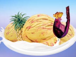 Sorvete Abacaxi Frânces