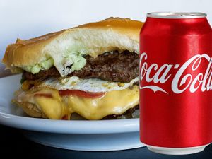 Domingo: Xis Salada Duplo + Refri lata 350 ml