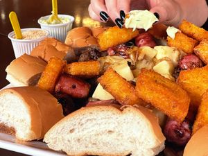 Picado de Alcatra e Calabresa