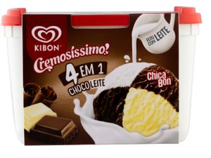 Sorvete 4 em 1 Chocoleite 2 L