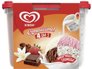 Sorvete 4 em 1 Cremosíssimo