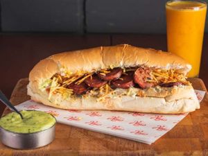 Cachorro quente bacon